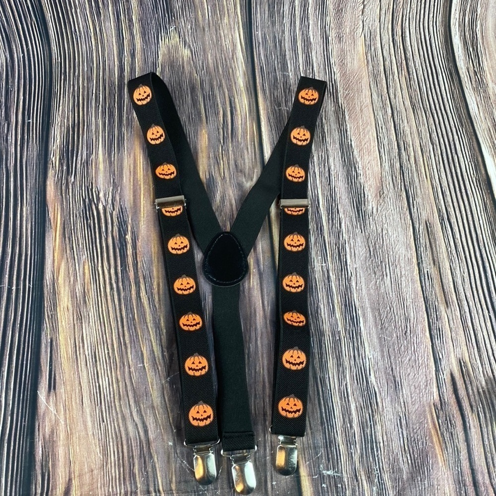 Kid’s Pumpkin Suspenders